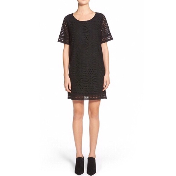 {NORDSTROM} everleigh lace eyelet shift dress - Picture 1 of 4